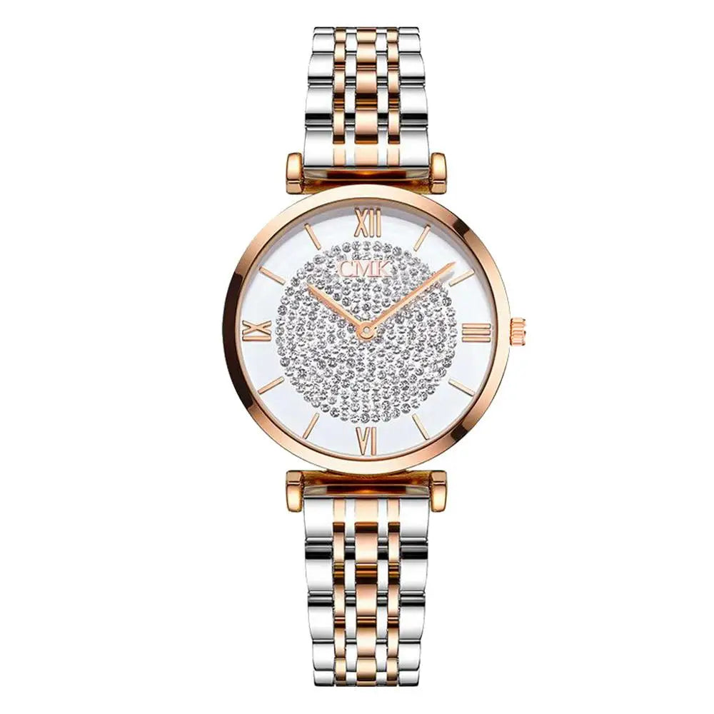 Luxury Women Watches Simple Elegant Ladies Watch Zegarek Damski Stainless Steel Metal Women's Wrsiwtwatch Relogio Feminino Saati