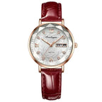 POEDAGAR 3011 Luxury Stainless Steel Wristwatch Bracelet Watch Women Fashion Simple Rose Gold Waterproof Luminous Ladies Watches