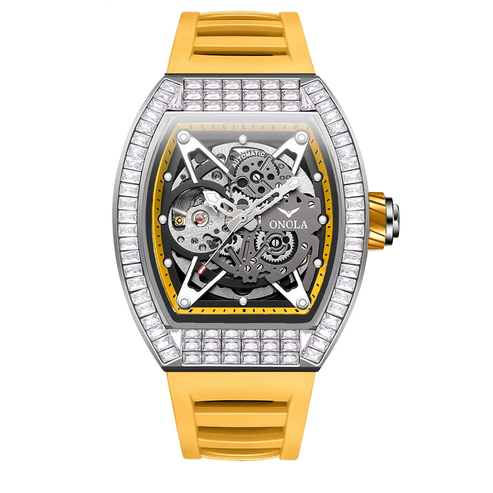 ONOLA New Watches 3838F Customer Logo Low Moq Mens Mechanical Watch Luxury Man Elegant  Men Watches High Quality