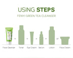 50g Green Tea Facial Cleanser Natural Plants Deep Cleansing Oil-Control Moisturizing Brighten Soften Skin Dense Foam Skin Care