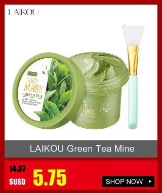 50g Green Tea Facial Cleanser Natural Plants Deep Cleansing Oil-Control Moisturizing Brighten Soften Skin Dense Foam Skin Care