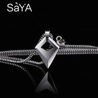 Male Necklace,Pendant for Men with Titanium Steel Chain,High Polished Tungsten Aesthetic Jewelry,Customized