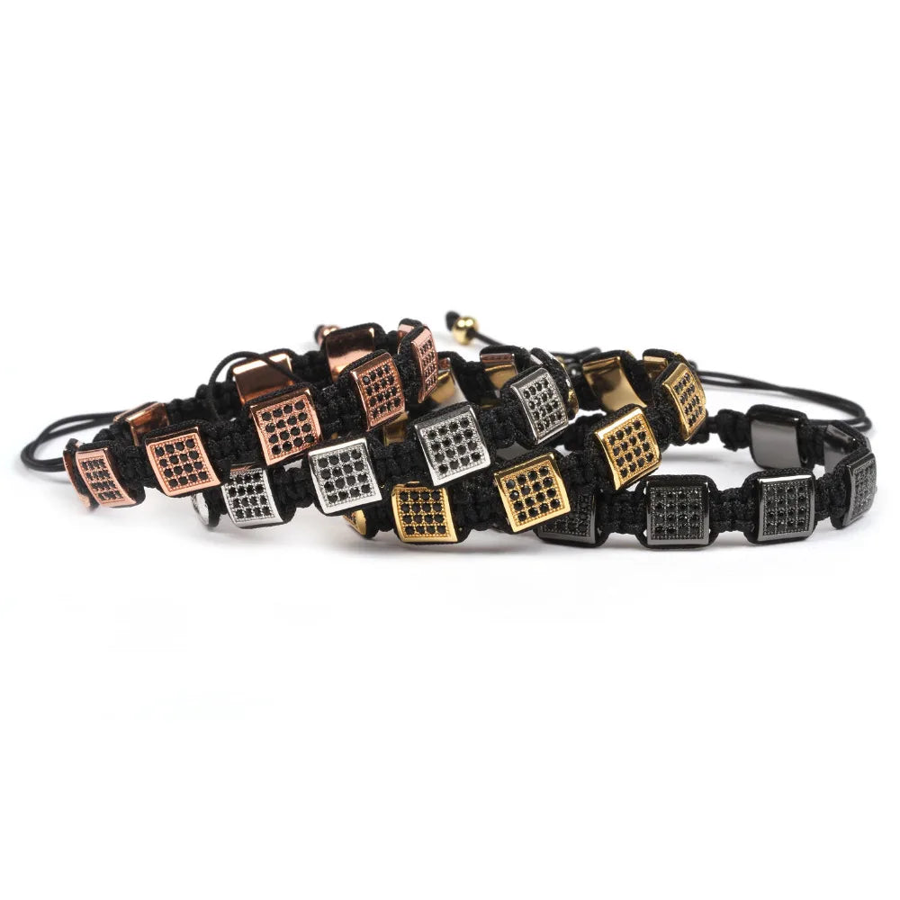 Charms Bracelet Men Jewelry Braiding Macrame Bracelets Pulseira Masculina Gift Erkek bileklik