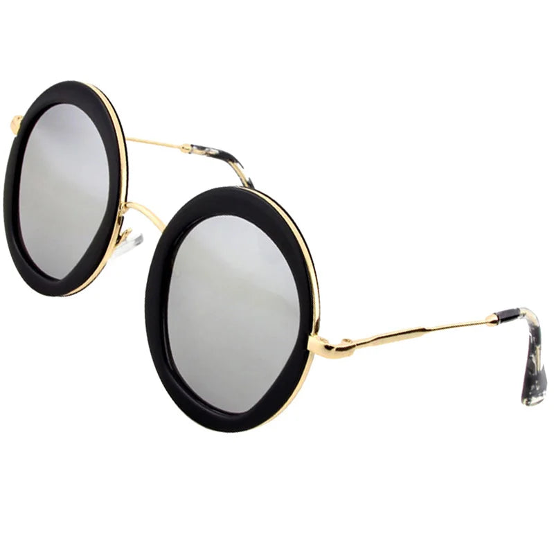 Sunglasses Women Luxury Brand Fashion Designer Vintage Round Sun Glasses for Ladies Retro Sun Glasses UV400