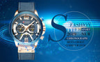 Luxury Watch For Men Quartz Chronograph Sport Waterproof Man Watches Military Fashion Stainless Steel Wristwatch Clock