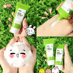 50g Green Tea Facial Cleanser Natural Plants Deep Cleansing Oil-Control Moisturizing Brighten Soften Skin Dense Foam Skin Care