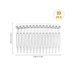 Hair Comb Combs Charms Women Accessories Girls Hair Brushes For Girls Hair Side Combs For Women Clip Teeth Teethed Clips French