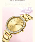 Luxury woman watch gold watch women luxe femme Gift for wife diamond watch quartz watches wristwatches for ladies