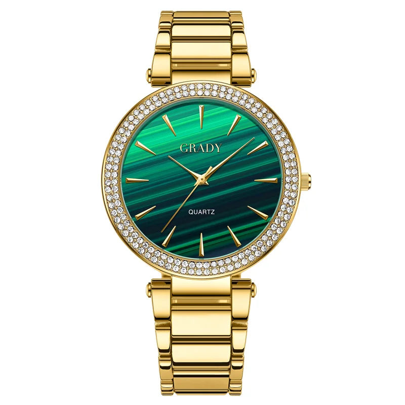 Luxury woman watch gold watch women luxe femme Gift for wife diamond watch quartz watches wristwatches for ladies