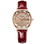 POEDAGAR 3011 Luxury Stainless Steel Wristwatch Bracelet Watch Women Fashion Simple Rose Gold Waterproof Luminous Ladies Watches