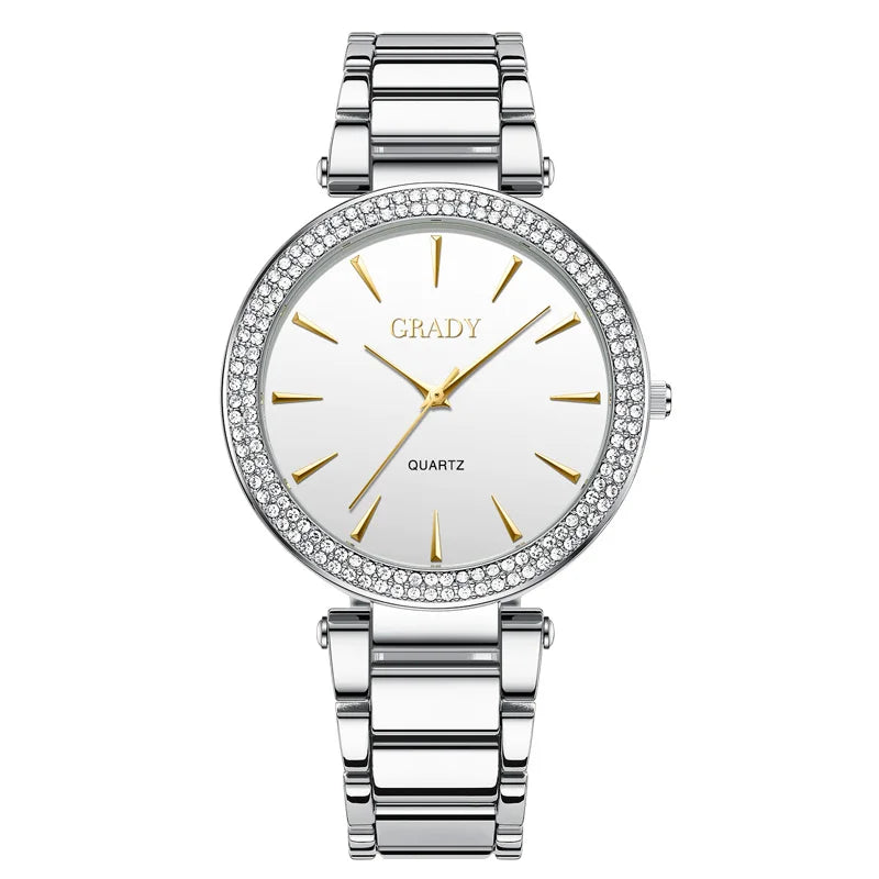 Luxury woman watch gold watch women luxe femme Gift for wife diamond watch quartz watches wristwatches for ladies