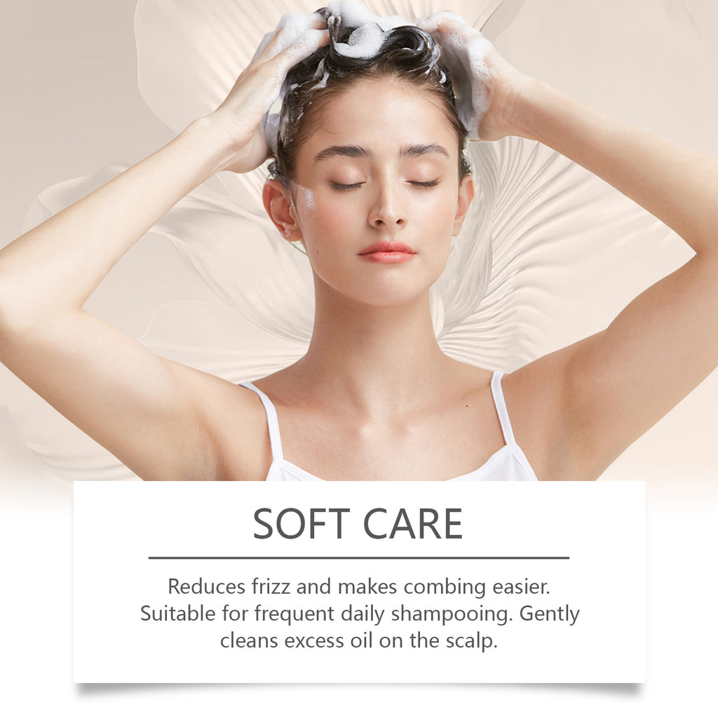 Nourishing Shampoo Gentle Cleansing Soothing Scalp Strengthen Hair Roots Moisturizing Remove Dandruff Smooth Refreshing Shampoo