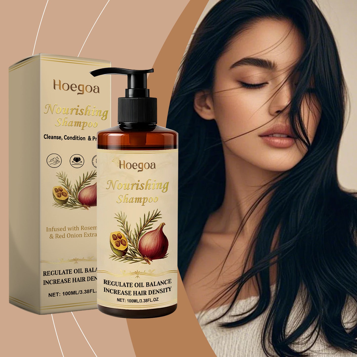 Nourishing Shampoo Gentle Cleansing Soothing Scalp Strengthen Hair Roots Moisturizing Remove Dandruff Smooth Refreshing Shampoo
