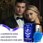 Men's Beard Care Perfume Oil 15ml Gentleman Fragrance Long-lasting Fragrance Brand Skull Perfume Portable Fresh Eau De Perfume