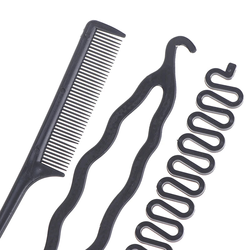 Magic Hair Styling Tools Set DIY Braiding Braider Accessories Hairpin Twist Bun Barrettes Clips For Women Hairdressing