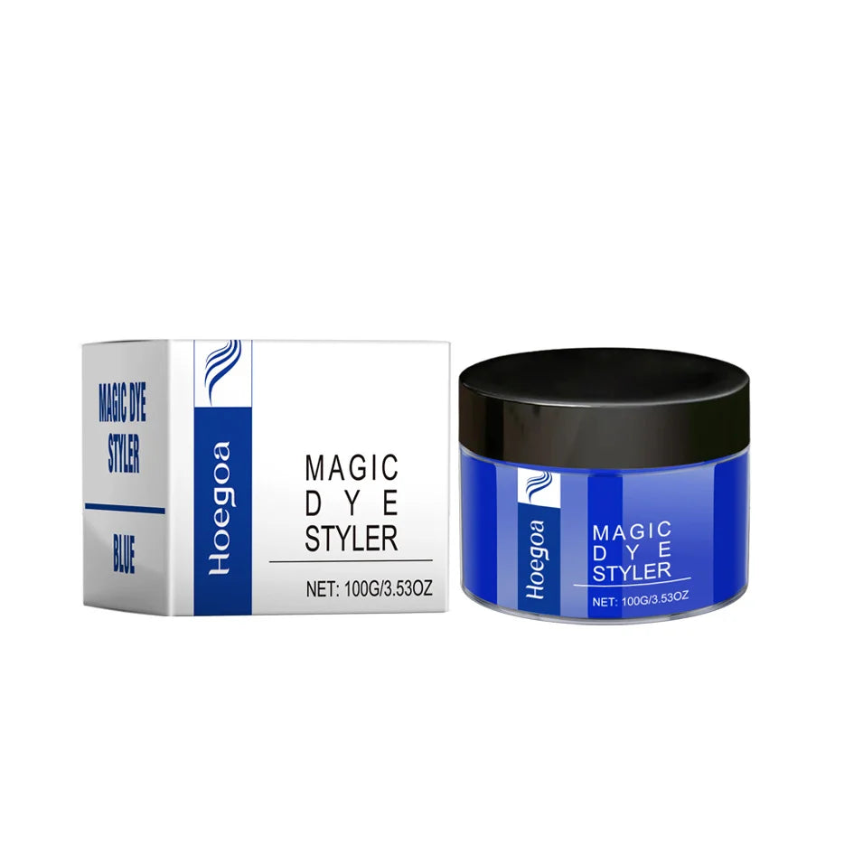 6 Colors Hair Color Wax Dye White Blue Brown Hair Natural Matte Nourish Long-Lasting Hair Coloring Styling Cream For Women Men