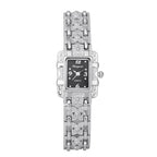 Luxury Sliver Metal Women Bracelet Wrist Watch Top Brand Fashion Crystal Quartz Watch Elegant Square Ladies Clock Reloj Mujer