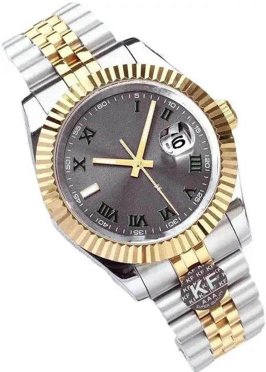 Luxury New Automatic Watch For Men Mechanical Movement Watches Stainless Steel Silver Gold Rome Blue Green Sappihre Glass