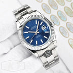 Luxury New Automatic Watch For Men Mechanical Movement Watches Stainless Steel Silver Gold Rome Blue Green Sappihre Glass