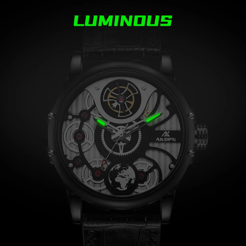 A high-end men's watch with cool retro and trendy style quartz watch