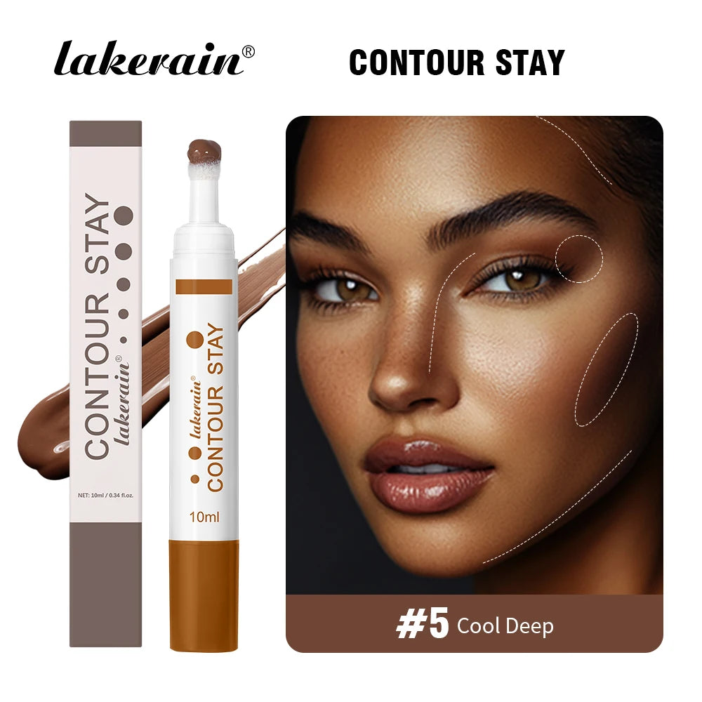 Liquid Contour STAY Long Wear Bronzer Cream Contour Makeup Long Lasting Nourishing Hydrating Face Contour 6 Colors