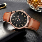 Luxury Mens Watches Top Brand Fashion Men's Quartz Watches Business Casual Leather Belt Male Wristwatches Clock reloj de hombre