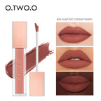 O.TWO.O 12 Color Liquid Lipstick Matte Finish Sexy Silky Lip Gloss Waterproof Kiss-proof Lasting Lip Glaze Lip Tint Cosmetics