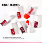 Fruity Water Lip Tin Lip Gloss Moisturizing Lip Glaze Long Lasting Lip Ink Face Lip Dual Purpose Liquid Lipstick Cosmetic Makeup
