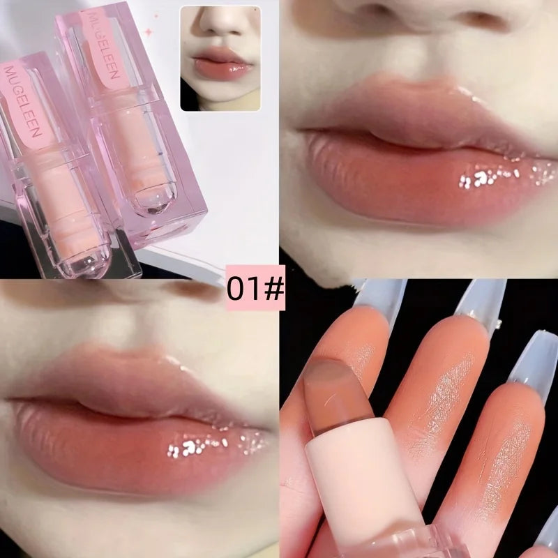 Hydrating Moisturizing Lipstick: Anti-Crack Formula with Brightening Color Long-Lasting Waterproof Wear for Smooth Luscious Lips