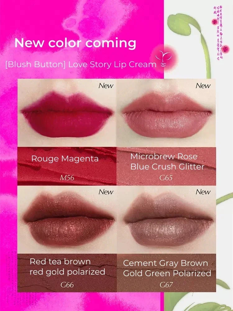 Girlcult Lipstick Lip Cream Non-Stick Lip Glaze Liquid Lipstick Lipgloss Matte  Long Lasting Makeup Cosmetics Rare Makeup Beauty