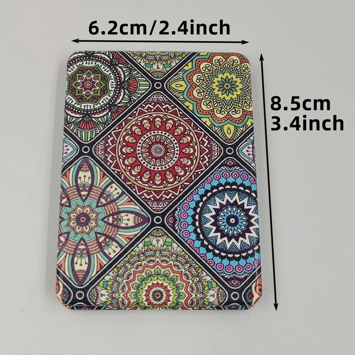 Portable Foldableable Makeup Mirror, Bohemian Style, Handheld Double-Sided Mirror That Can Hold Flap Pocket Pantss, Makeup Mirror, Graduation Season Gift, Mother's Day Gift, Valentine's Day Gift, Christmas Gift