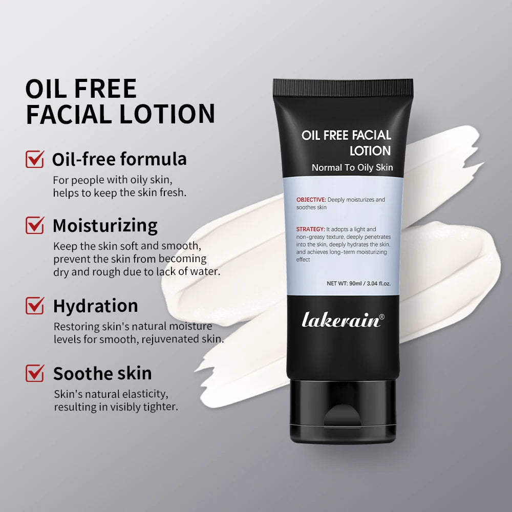Men’s Hydrating Cream Oil Free Facial Lotion Moisturizer for Normal Oily Skin deeply moisturizing hydrating Skincare Firm skin