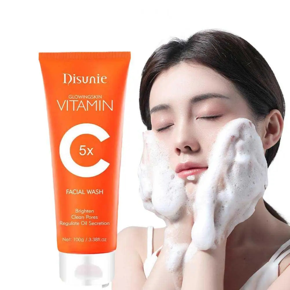 Vitamin C Face Wash Cleanser ,Vitamin-C Face Cream ,Tone Up Cream Moisturizer Hydrating Oil Control Skin Care 50G/100G