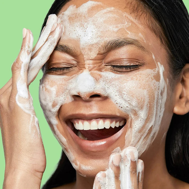 PTWOP Whitening Facial Cleanser Foam Moisturizing Deep Remove Cleansing Acne Milk Oil Control Exfoliating Shrink Pores Face Wash