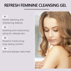 Feminine Wash Gel PH Balanced Long Lasting Moisturizing for Private Part Refreshing Cleansing Prevent Dryness Woman Healthy Care