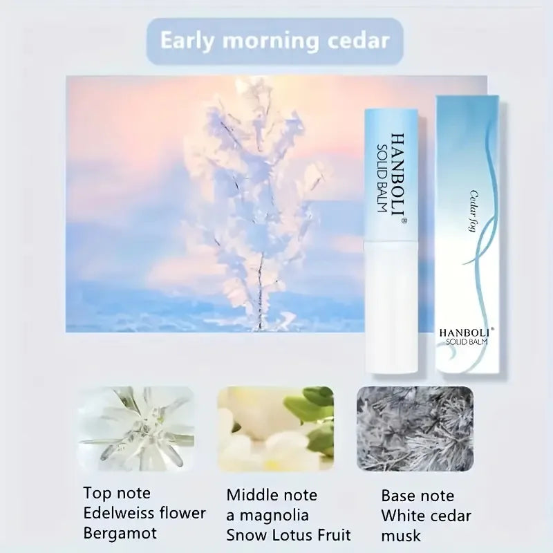 4pcs Solid Perfume Sticks - Long-Lasting, Natural & Fresh Scent Long Lasting Fragrance Portable Pocket Solid Balm For Dating