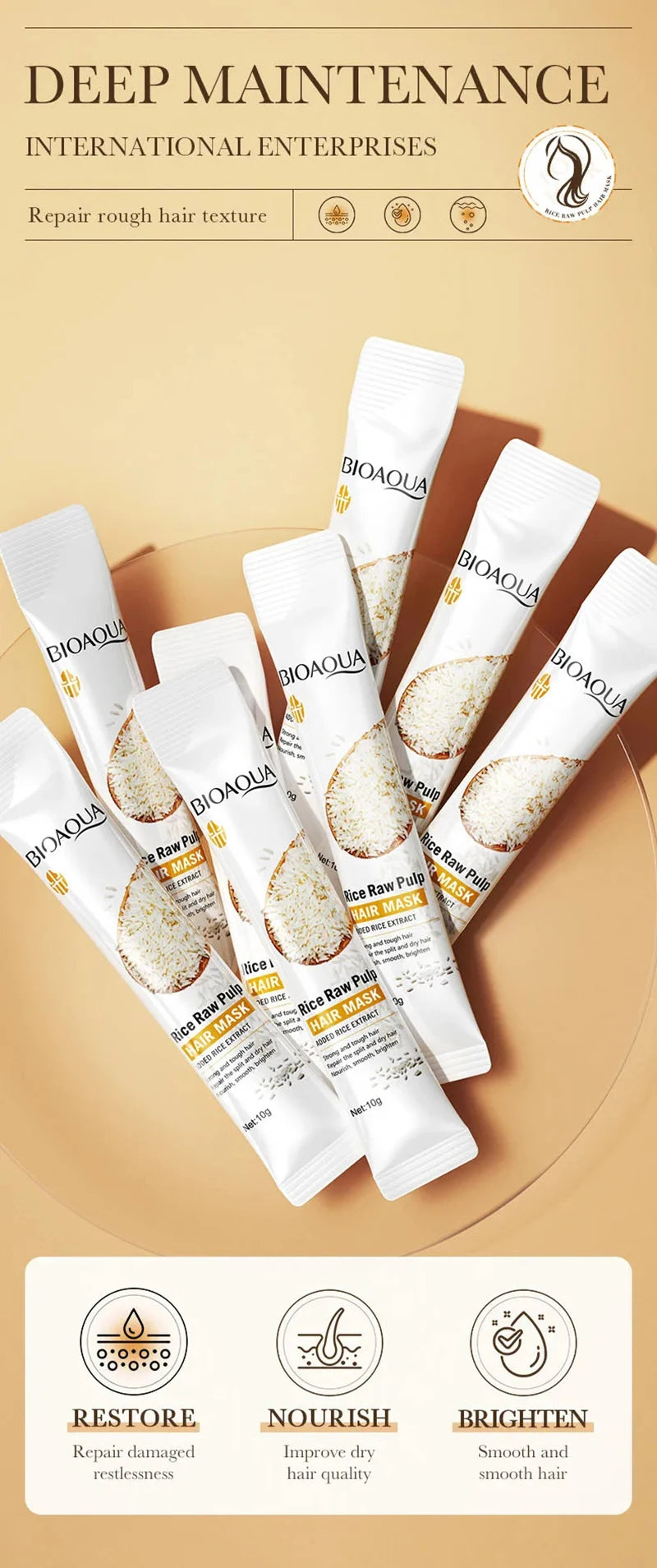Hair Mask 5 Seconds Natural Repair Magical Hair Mask Prevent Dryness Split Ends Repair Damage Frizz Tangles Hair Conditioner