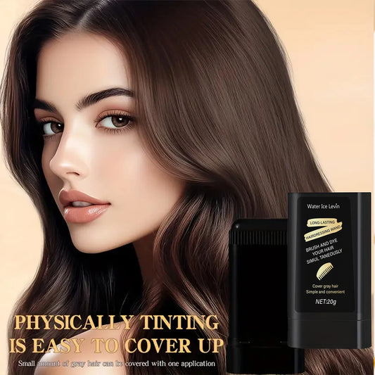 Black Hair Color Cream Is Easy to Clean, Long-Lasting and Fast, Suitable for Temporary Hair Dyeing, Disposable Washable Hair Dyeing Stick, Easy to Apply and Rinse