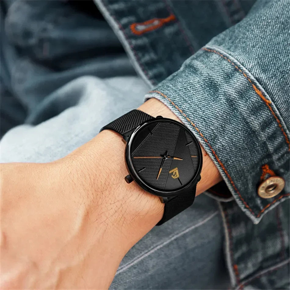 reloj hombre Watches Mens 2025 Minimalist Men's Fashion Ultra-thin Watch Simple Men Business Quartz Wristwatch relogio masculino