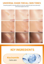 SPF40 Tinted Moisturizing VC Sunscreen Skin Protection Refreshing Makeup Sunscreen Cream UV Anti-aging Resistance Sunscreen