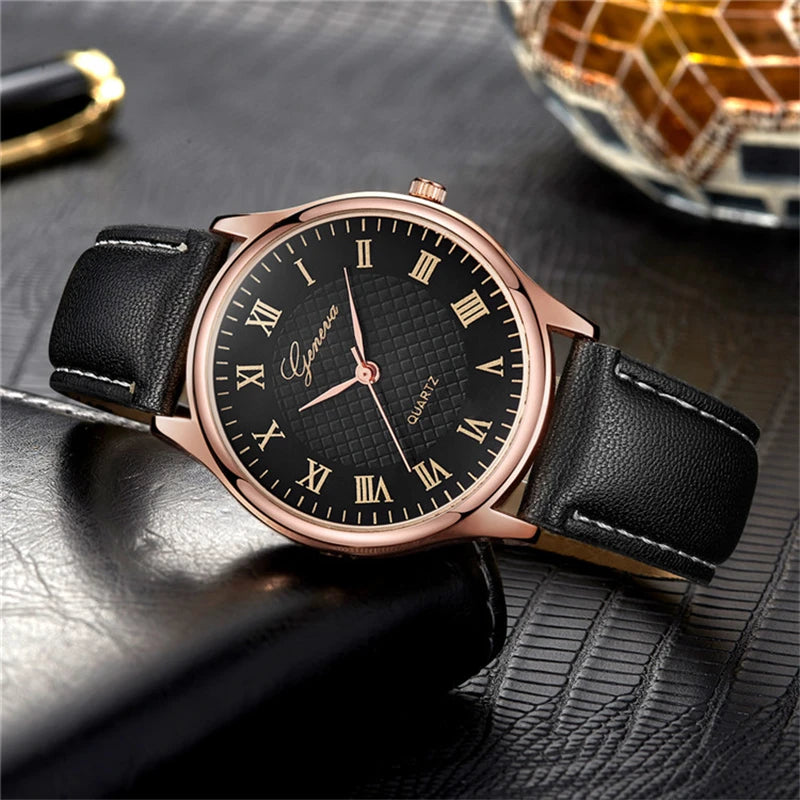 Luxury Mens Watches Top Brand Fashion Men's Quartz Watches Business Casual Leather Belt Male Wristwatches Clock reloj de hombre