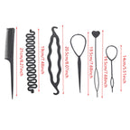 Magic Hair Styling Tools Set DIY Braiding Braider Accessories Hairpin Twist Bun Barrettes Clips For Women Hairdressing