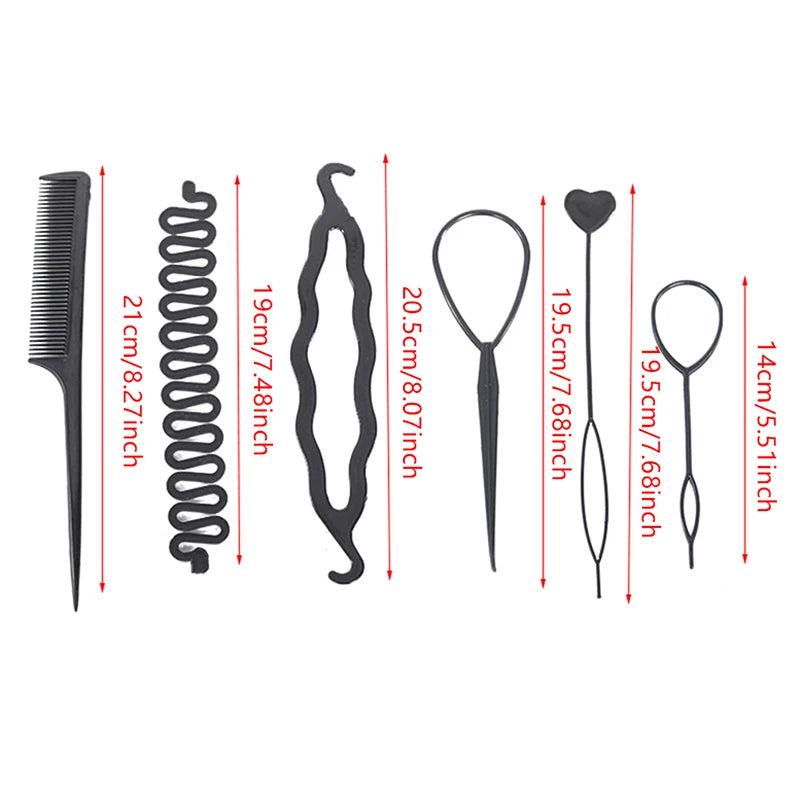 Magic Hair Styling Tools Set DIY Braiding Braider Accessories Hairpin Twist Bun Barrettes Clips For Women Hairdressing