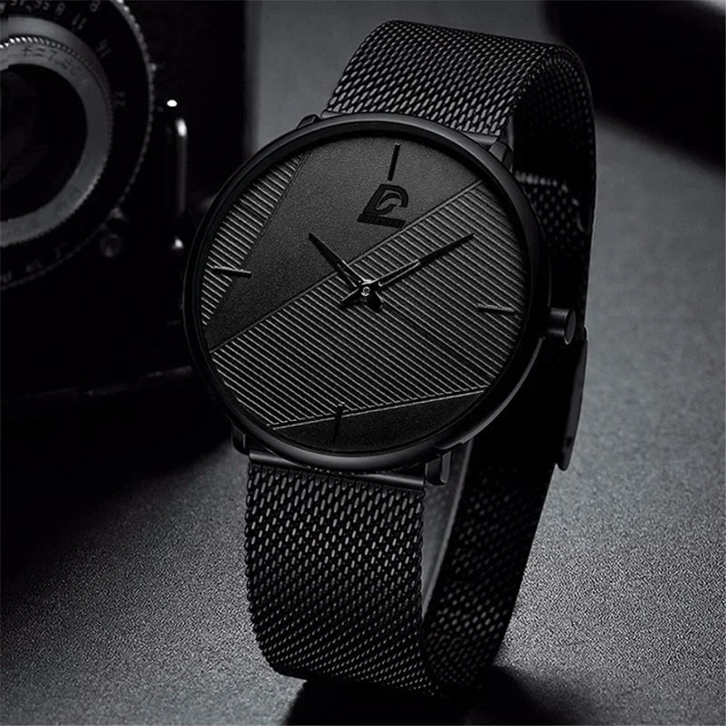 reloj hombre Watches Mens 2025 Minimalist Men's Fashion Ultra-thin Watch Simple Men Business Quartz Wristwatch relogio masculino