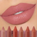 Nude Lipstick Colors Lasting Velvet Matte Non-Stick Cup Solid Lip Gloss Moisturizing Not Fading Lips Tint Makeup Cosmetics