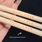 Matte Pearlescent White Eye Shadow Stick Smooth Eye Makeup Highlighter Shimmer Waterproof Pearly Silver Eyeliner Silkworm Pen