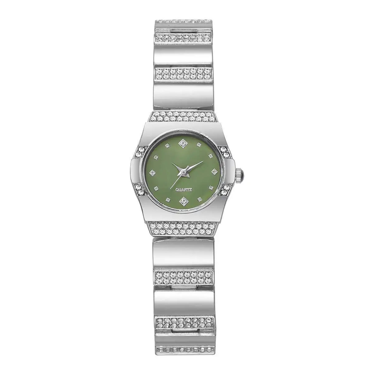 Luxury Rhinestone Women Watches Fashion Small Dial Steel Strap Quartz Wristwatches for Girls Clock Reloj Mujer