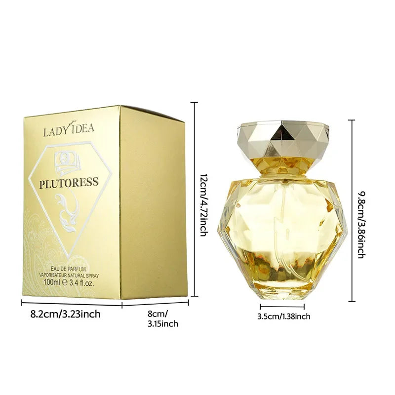 High-end Elegant Eau De Toilette Light Luxury Charm Golden Perfume Fresh Long-last Fruity Floral Fragrance Hot-sell Date Perfume