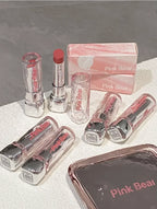 Pink Bear Water Essence Solid Lipgloss Moisturizing Mirror Lip Glaze LipSugar Light Lipstick Light Sensation Beauty Makeup
