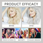 100g Grey Hair Dye Cream Unisex Smoky Punk Style Styling No Damage Quick Coloring Long-Lasting Professional Hairs Dyeing Creams